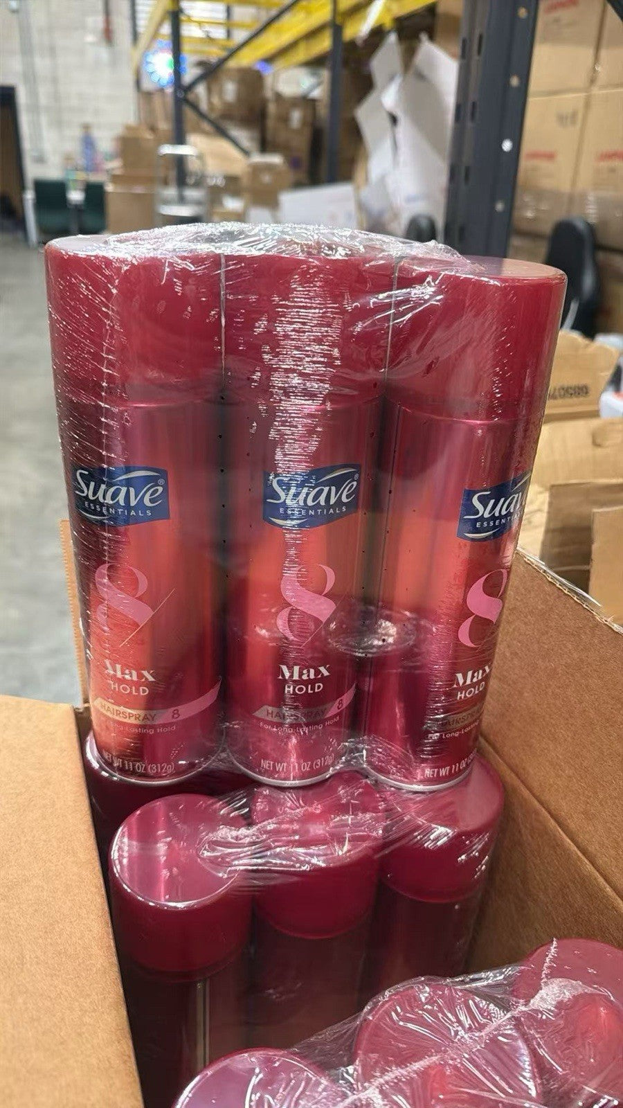 Suave Max Hold Unscented Hairspray - 3 Pack 11 Oz for Strong Styling
