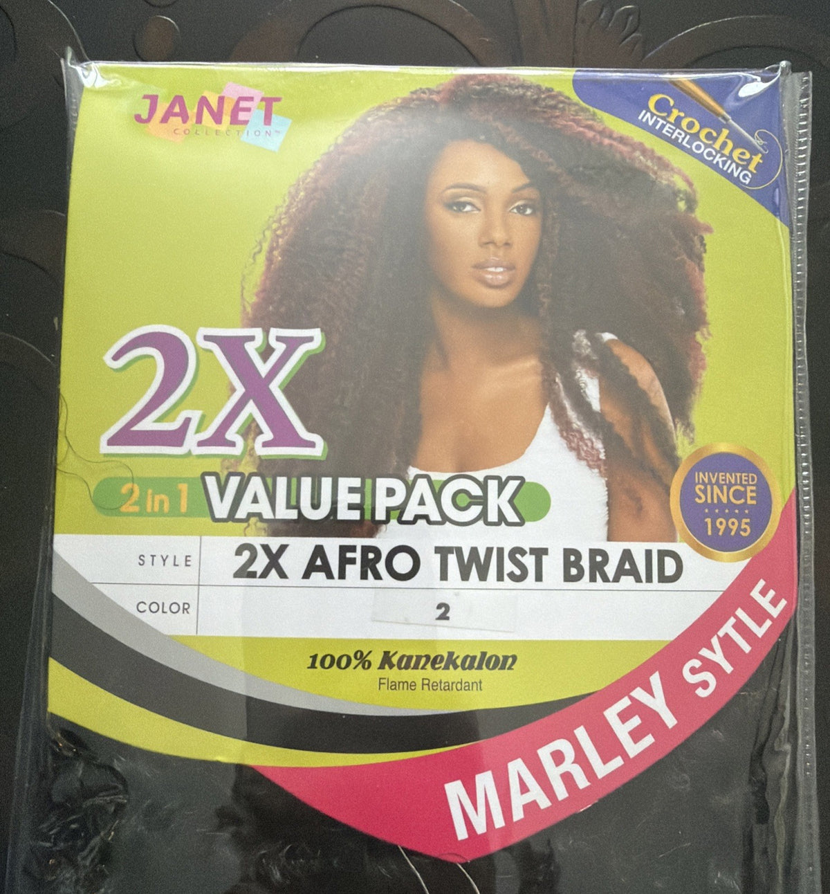 Kanekalon Afro Twist Braid Hair Set - Marley & Twist Styles, 3 Pack