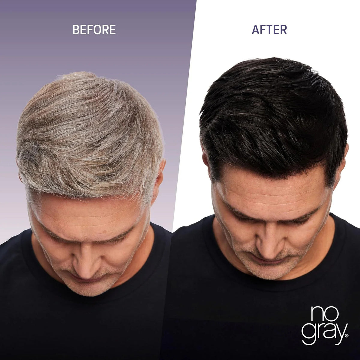 Dark Brown Permanent Hair Color Shampoo - Gray Coverage, 8.45 oz