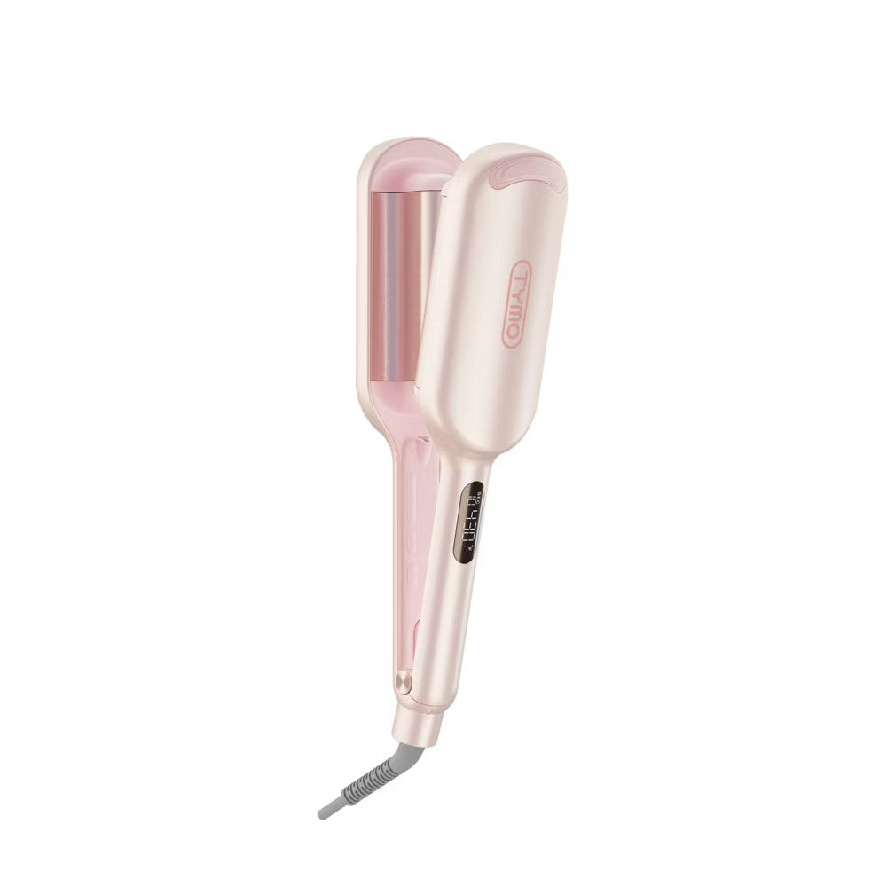 Hair Waver with Deep W-Shaped Design - Champagne Pink