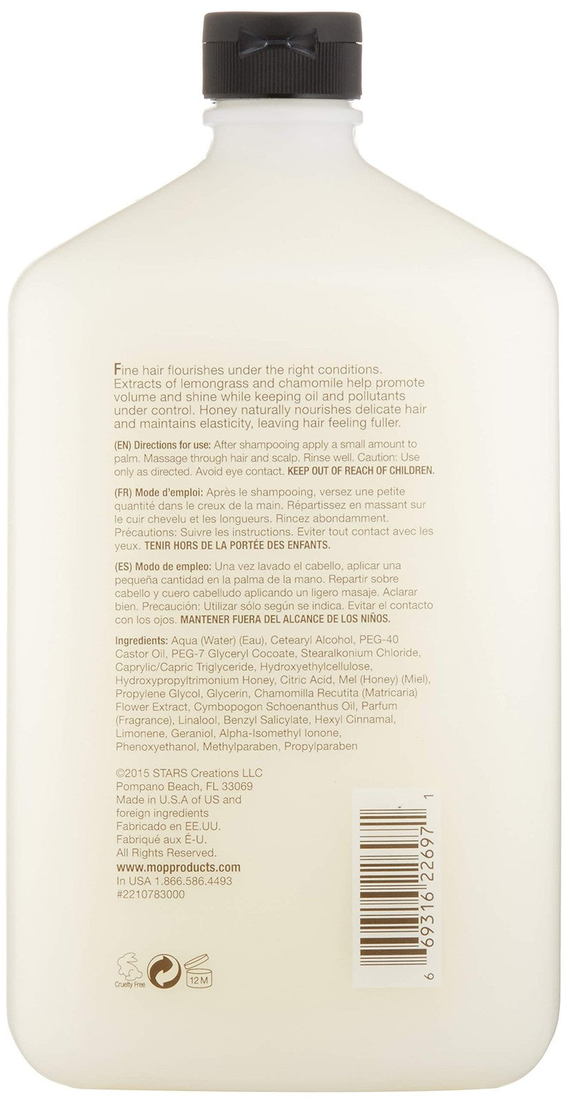 Lemongrass Volumizing Conditioner for Fine Hair - 33.8 fl oz