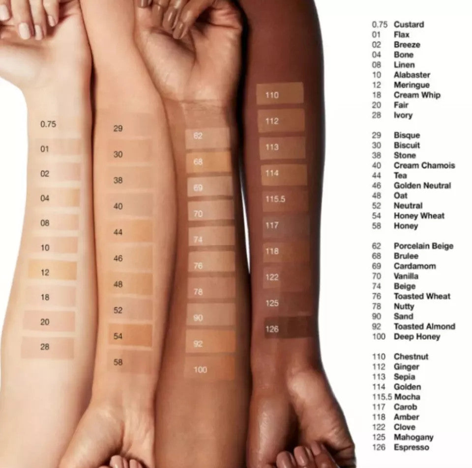 Full-Coverage Hydrating Foundation with 24-Hour Wear - Multiple Shades