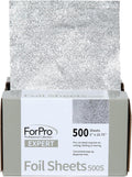 Pre-Cut Embossed Aluminum Foil Sheets for Hair Coloring & Food Use 500 Pack