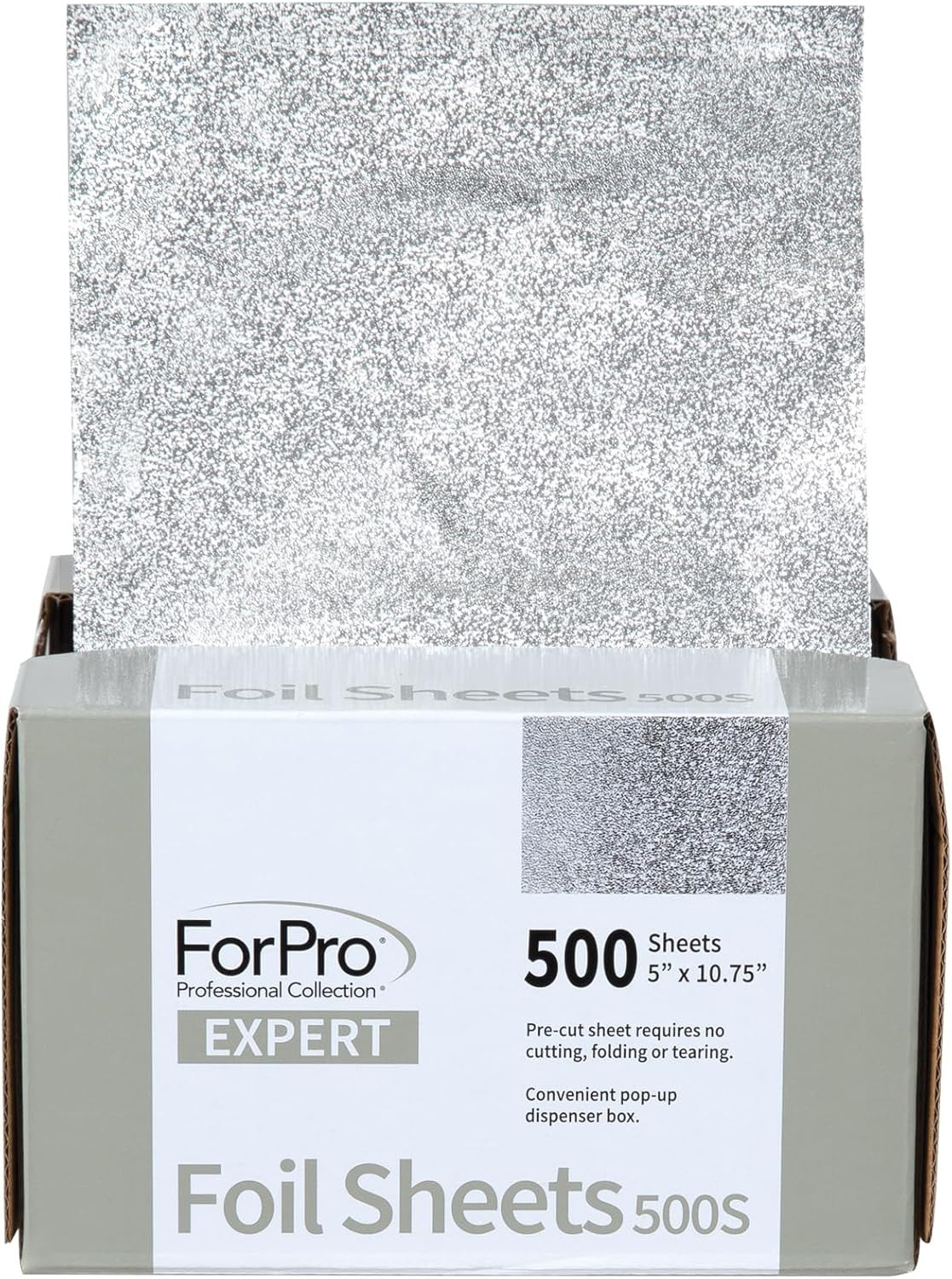 Pre-Cut Embossed Aluminum Foil Sheets for Hair Coloring & Food Use 500 Pack