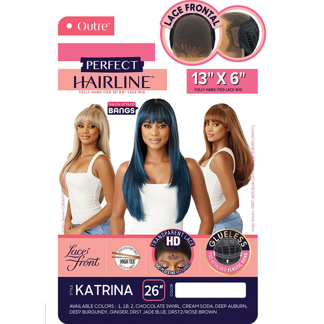 Outre Lace Front Wig with 13x6 Deep Part – Pre-Styled, Glueless, Heat-Friendly
