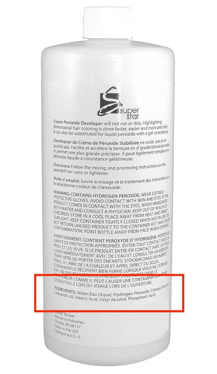 16 Oz Professional Hair Developer Cream 40 Volume - Safe & Reliable