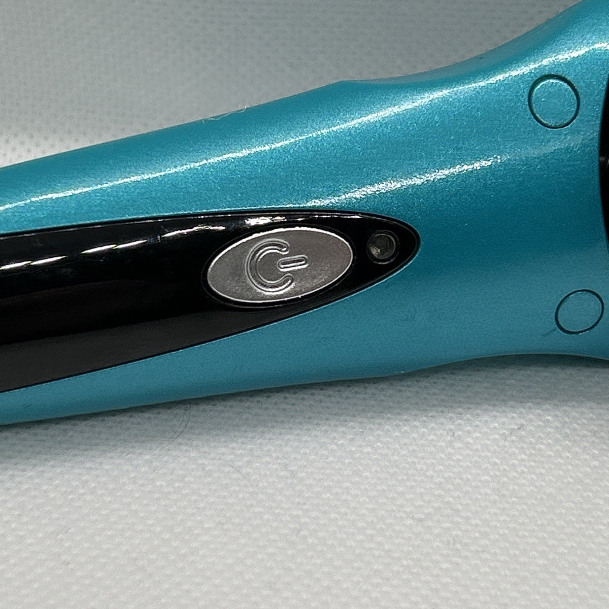 Teal Ceramic Straightener Brush - Travel Size Hair Styling Tool
