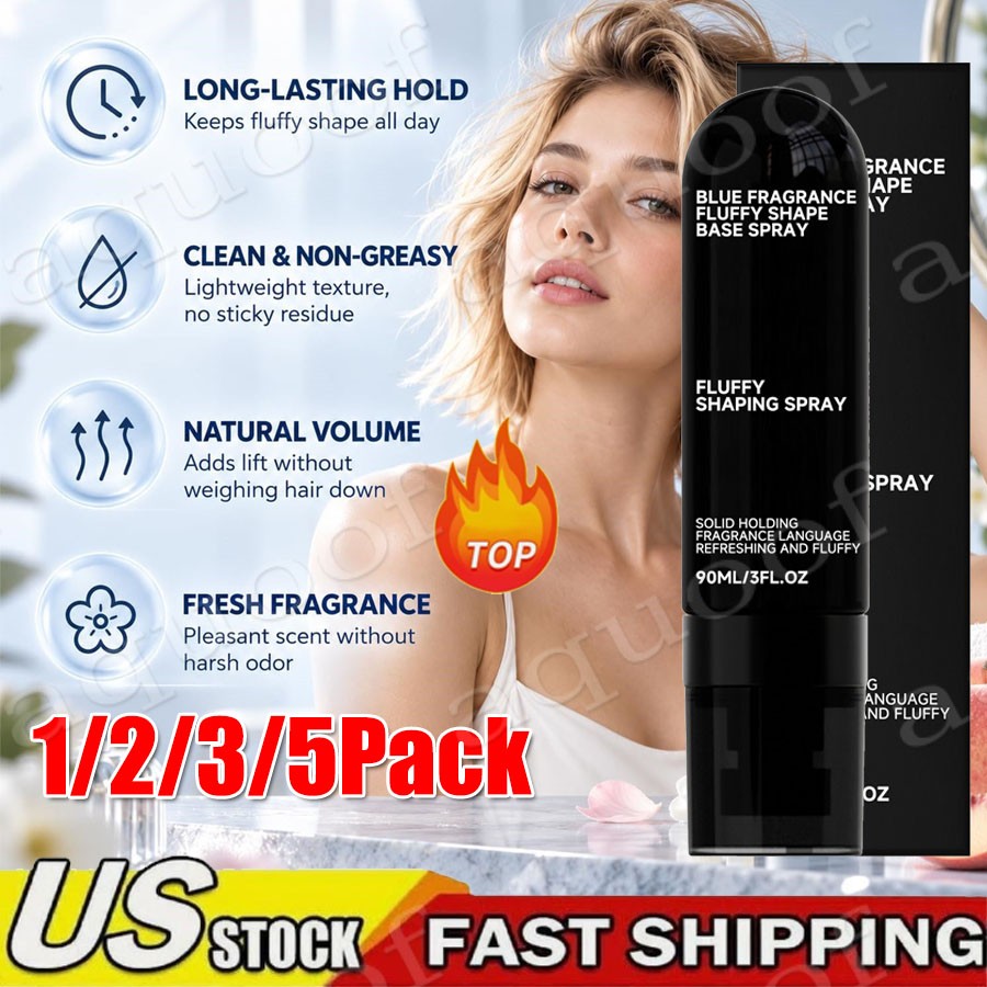 Peach Volumizing Hair Spray - Fluffy, Long-Lasting Style & Natural Lift