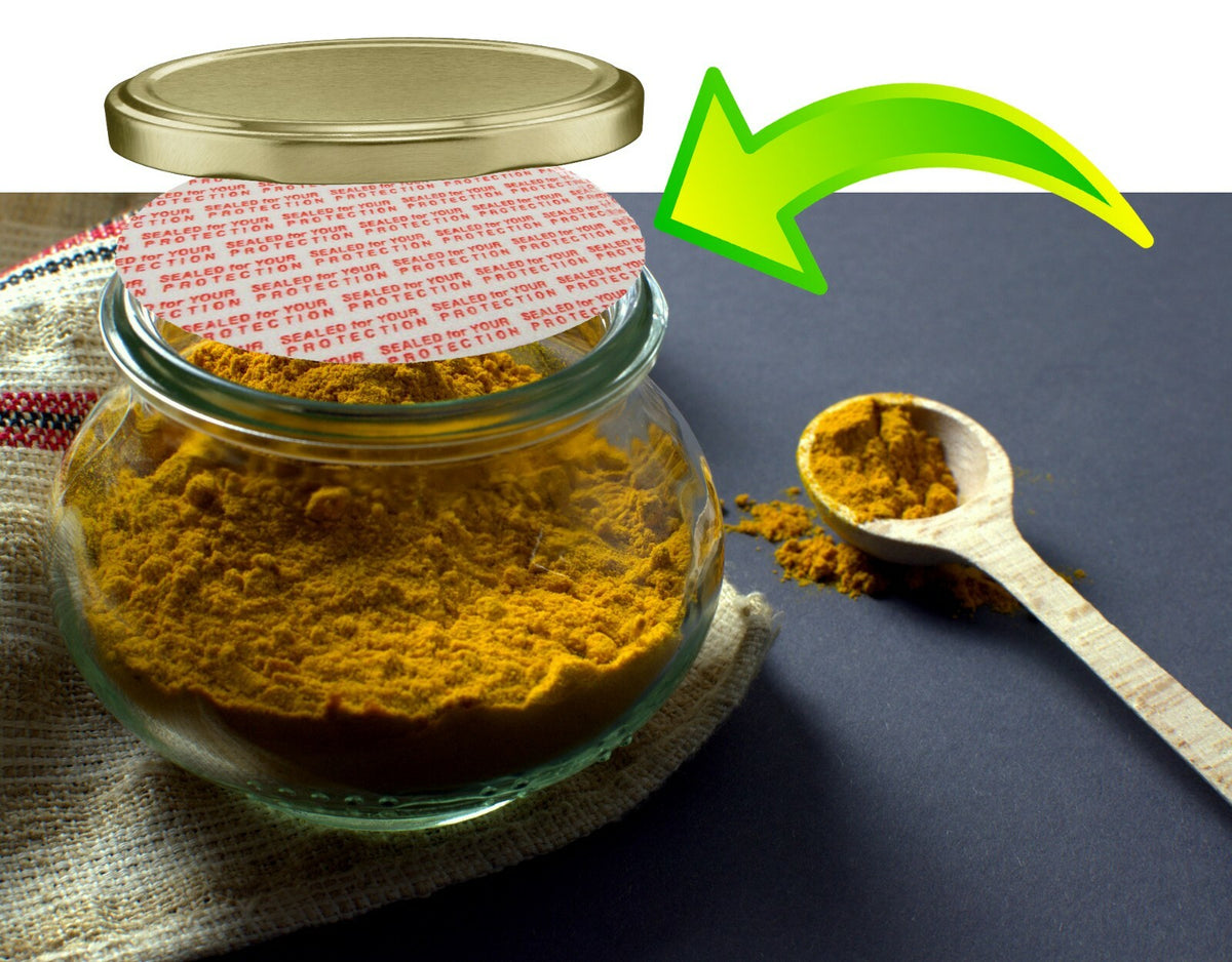 89mm Pressure Sensitive Seal Liners for Jars - No Induction Sealer Needed, 30/50/100/200+