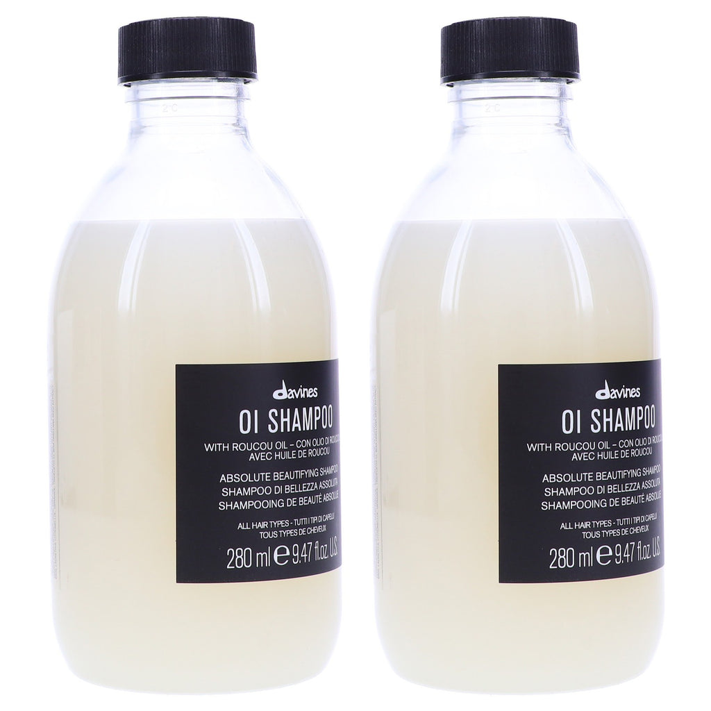 Davines OI Shampoo 9.47 oz Pack for Shiny, Voluminous Hair