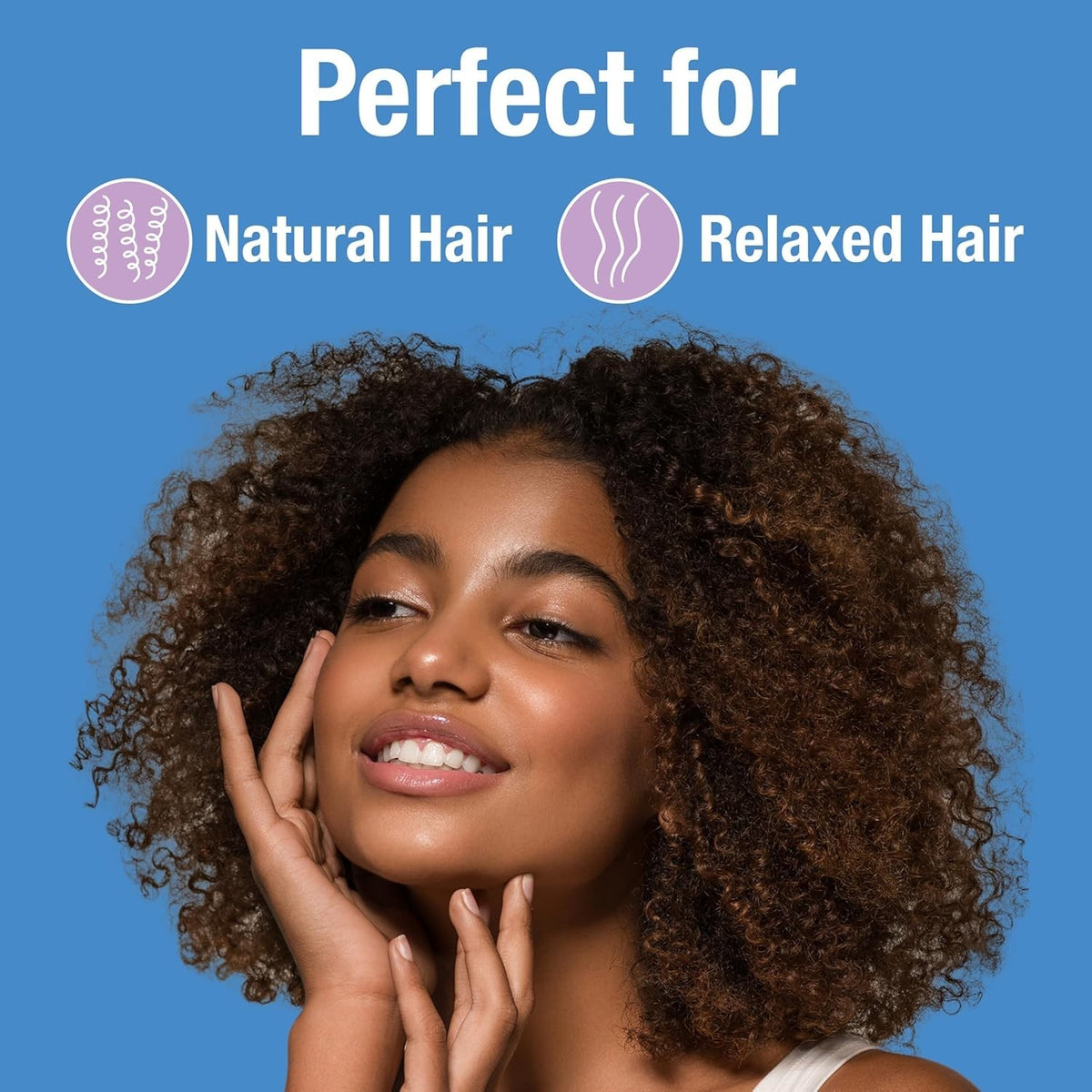 Curl-Defining Foaming Mousse with Coconut & Shea Oils for Natural & Relaxed Hair - 7 Oz