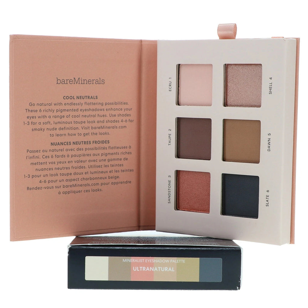Bare Minerals Mineralist Eyeshadow Palette - 6 UltraNatural Shades