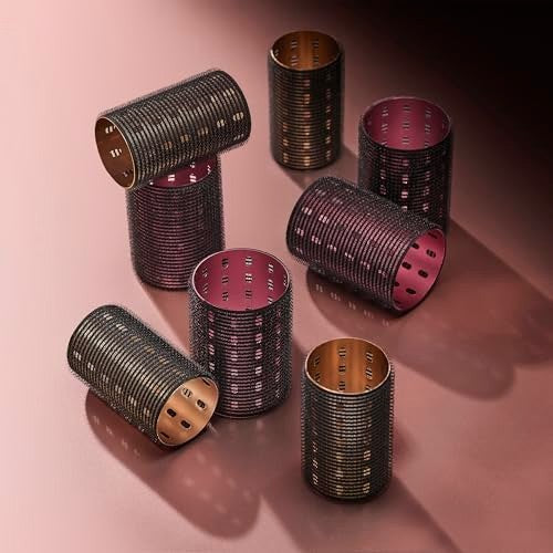 Professional Aluminum Hair Rollers Set for Volume & Waves - Ionic Technology