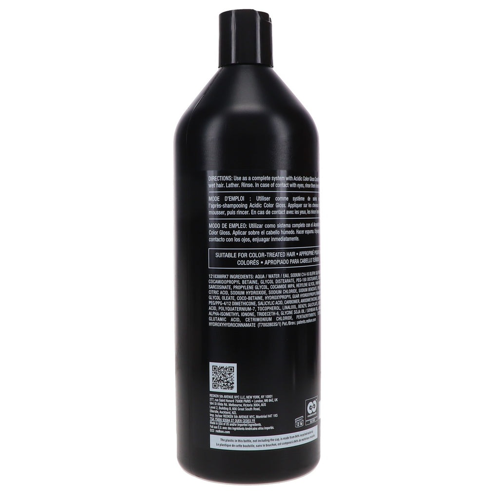 Redken Acidic Color Gloss Sulfate-Free Shampoo 33.8 oz for Color-Treated Hair