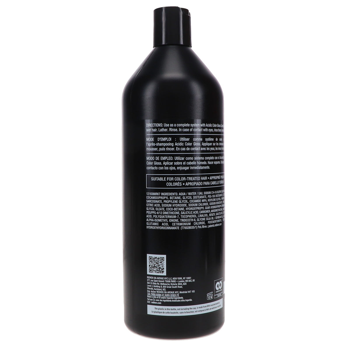 Redken Acidic Color Gloss Sulfate-Free Shampoo 33.8 oz for Color-Treated Hair