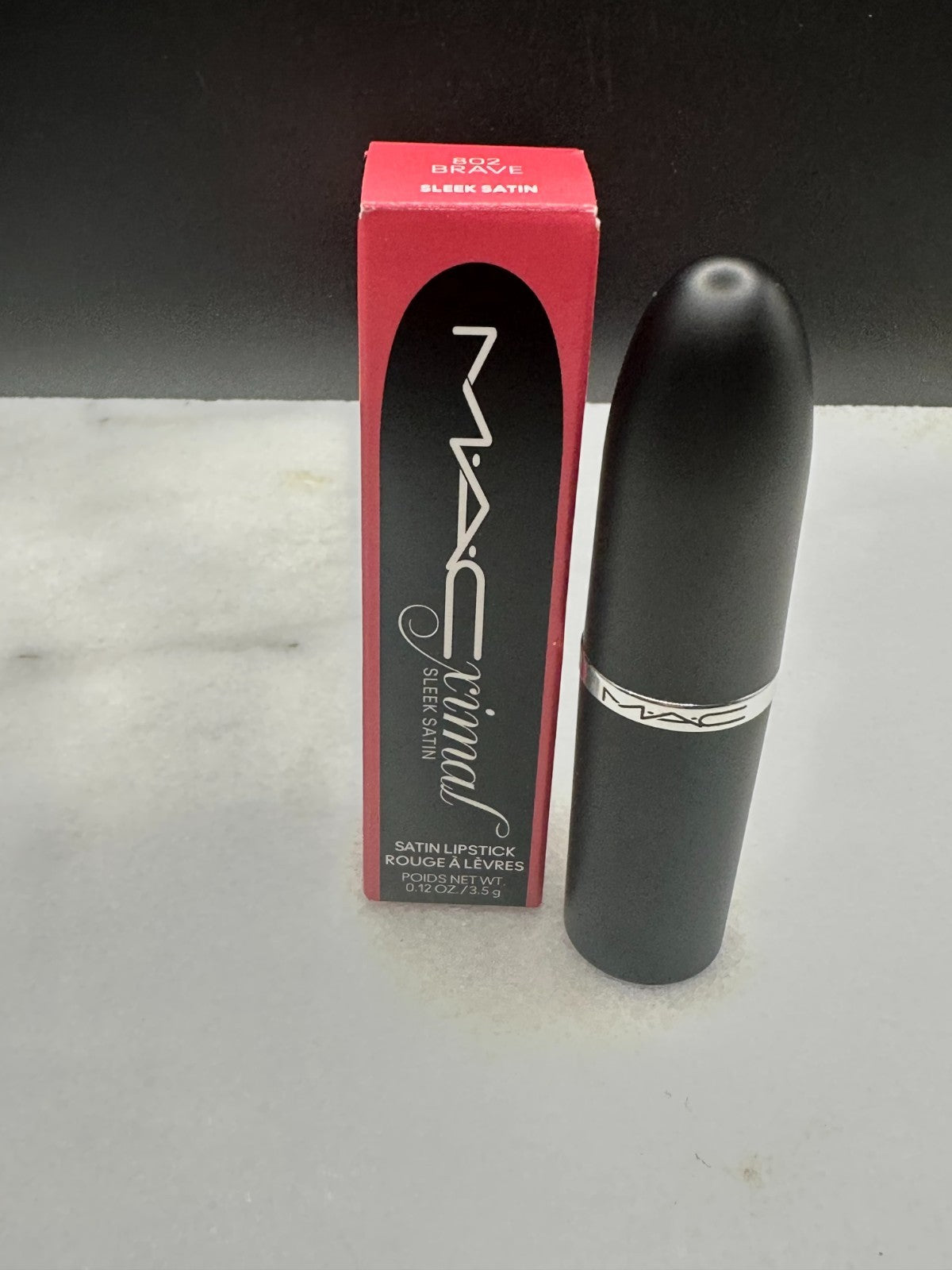 M.A.C Satin Lipstick Brave 802