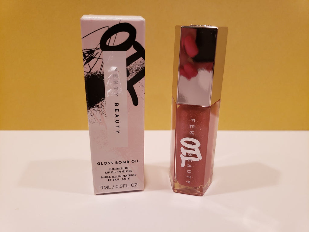 Fenty Gloss Bomb Oil N Gloss Lip Oil Shine & Glow 01 Fu$$y NIB