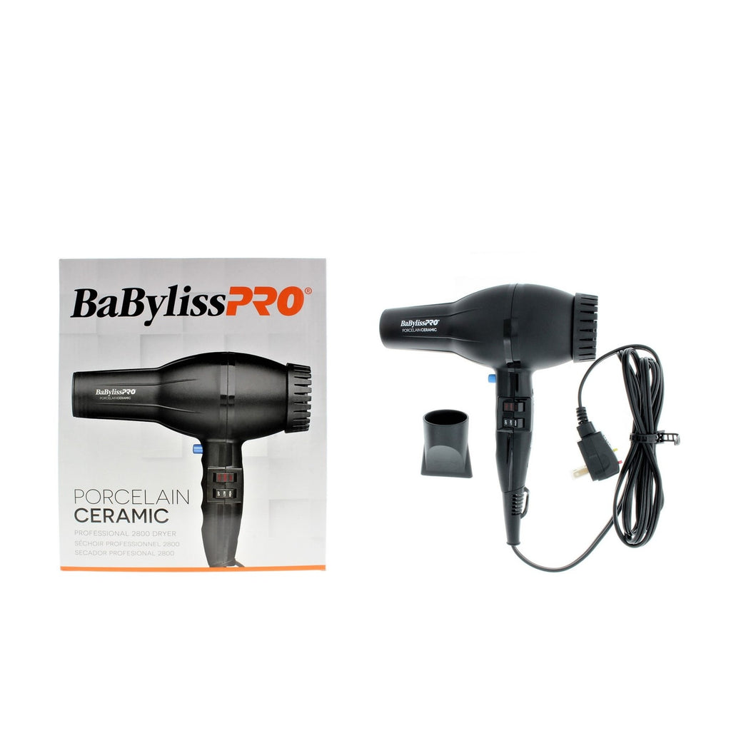 BaBylissPRO Porcelain Ceramic Professional Hair Dryer 2800W Ionic Technology