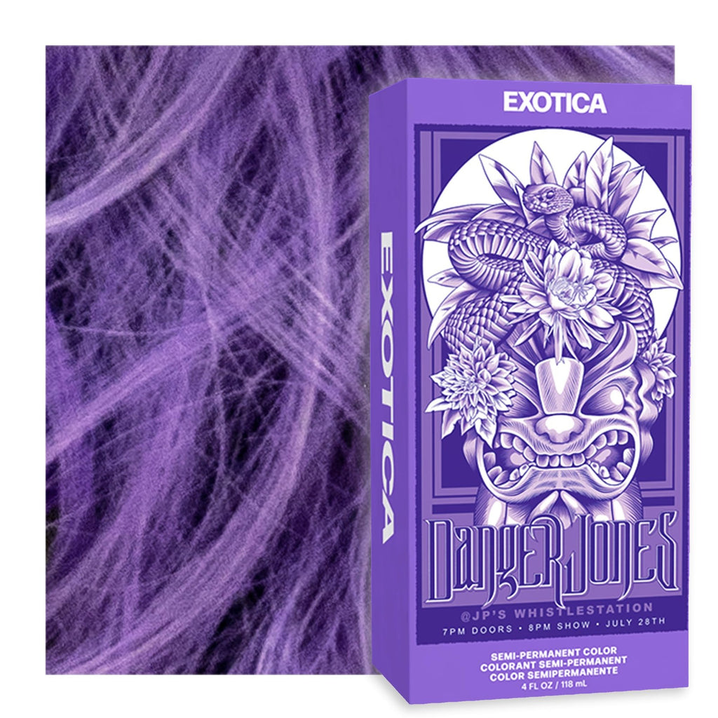 Semi-Permanent Hair Color Light Purple 4oz - Vibrant & Nourishing