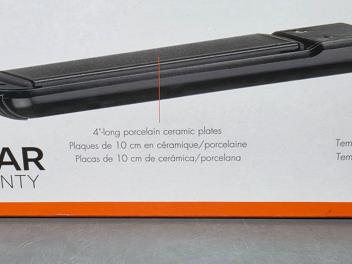 Ceramic Hair Straightener 1 Inch Flat Iron Black 450°F Max Temp
