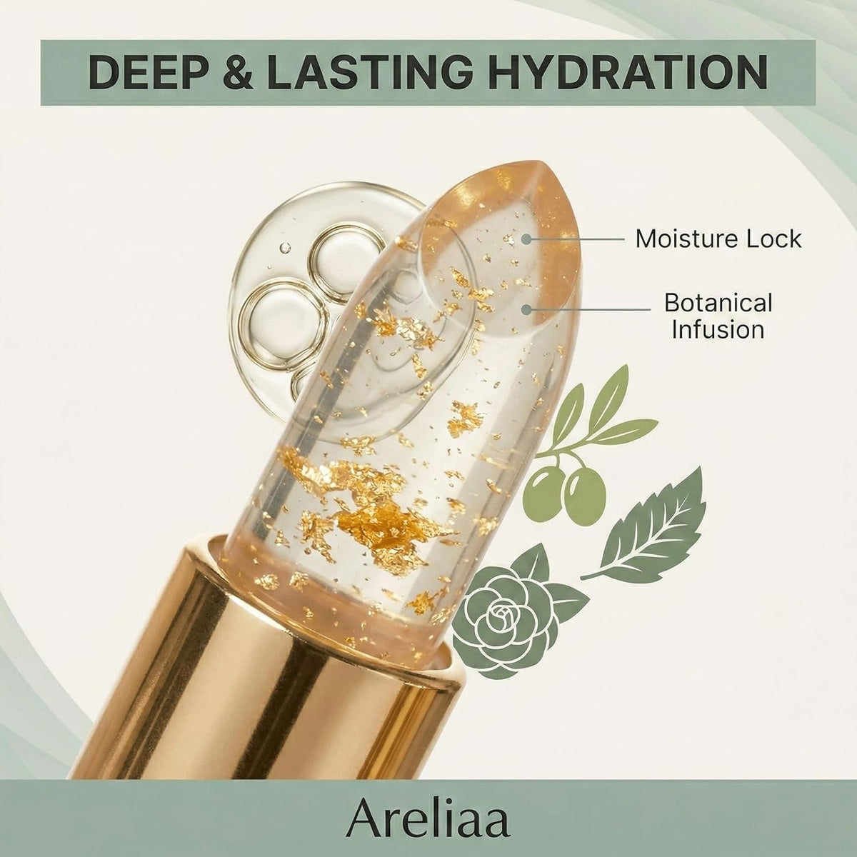 Color-Changing Lipstick with pH-Sensitive Nourishment - Deep Hydration