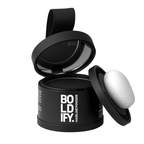 Root Touch Up Powder for Hair Concealer Black | Natural & Long-Lasting