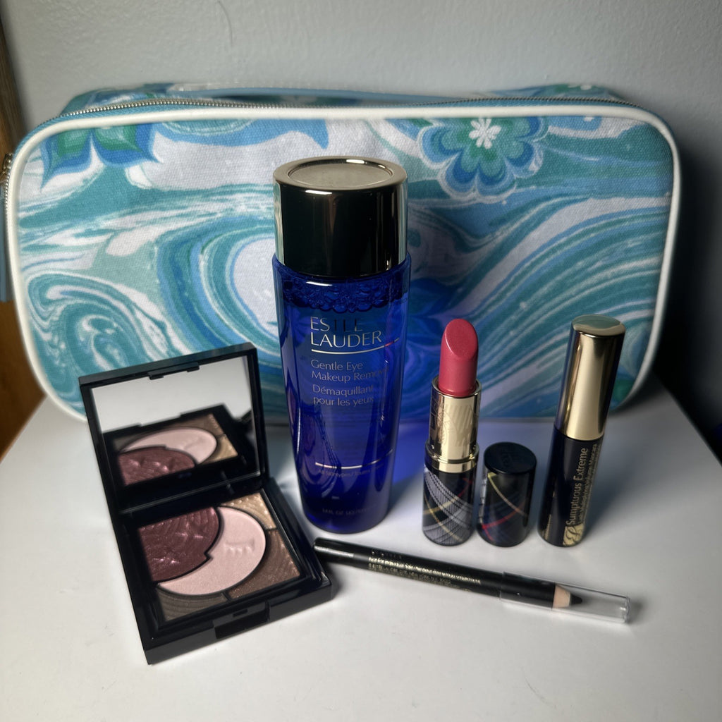 Estée Lauder 6-Piece Makeup Set: Mascara, Eyeshadow, Lipstick, Eye Remover & Pencil