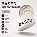 Men's Strong Hold Hair Clay - Matte Finish, Texturizing Styling Pomade 3oz