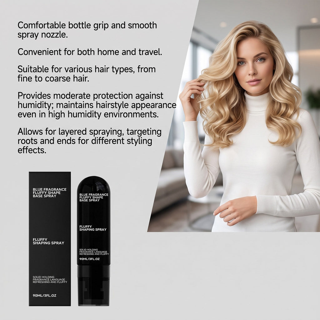 2-Pack Volumizing Hair Spray with Peach Scent - Lightweight, Long-Lasting Hold