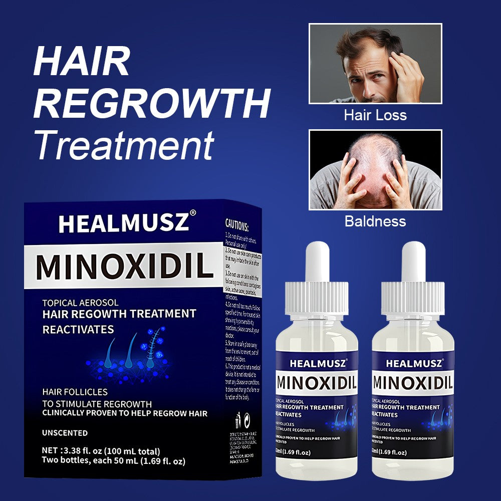 Minoxidil 5% Hair Regrowth Spray for Men - 60ml & Multiple Size Options