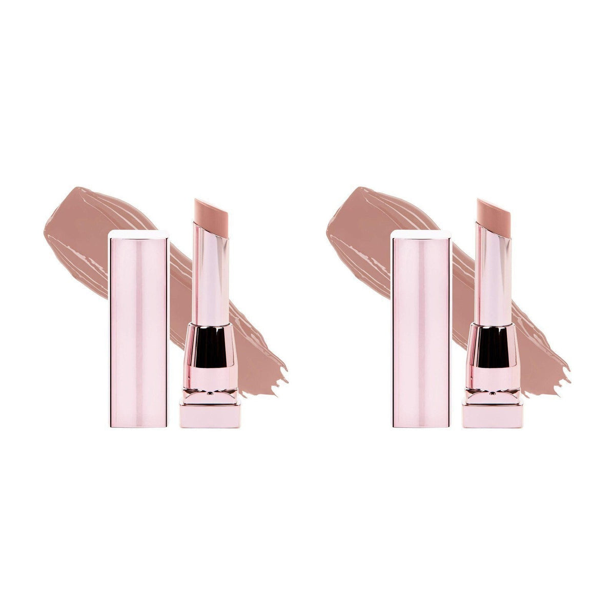 Maybelline Shine Lipstick Baddest Beige - Pack of 2 | Lip Makeup
