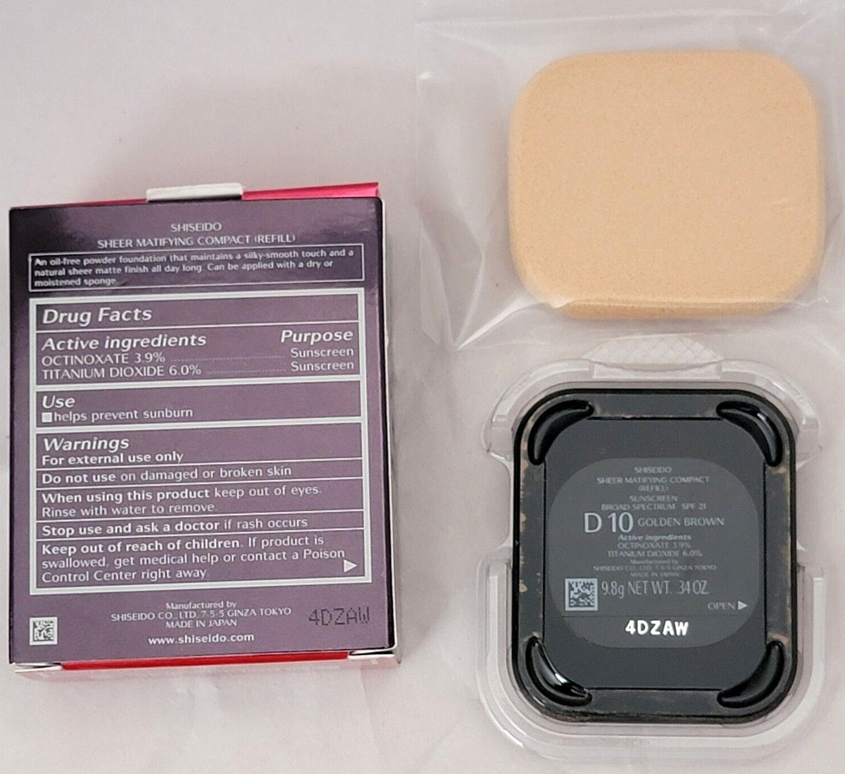 Matifying Compact Foundation Refill - Long-Lasting Oil-Free Makeup