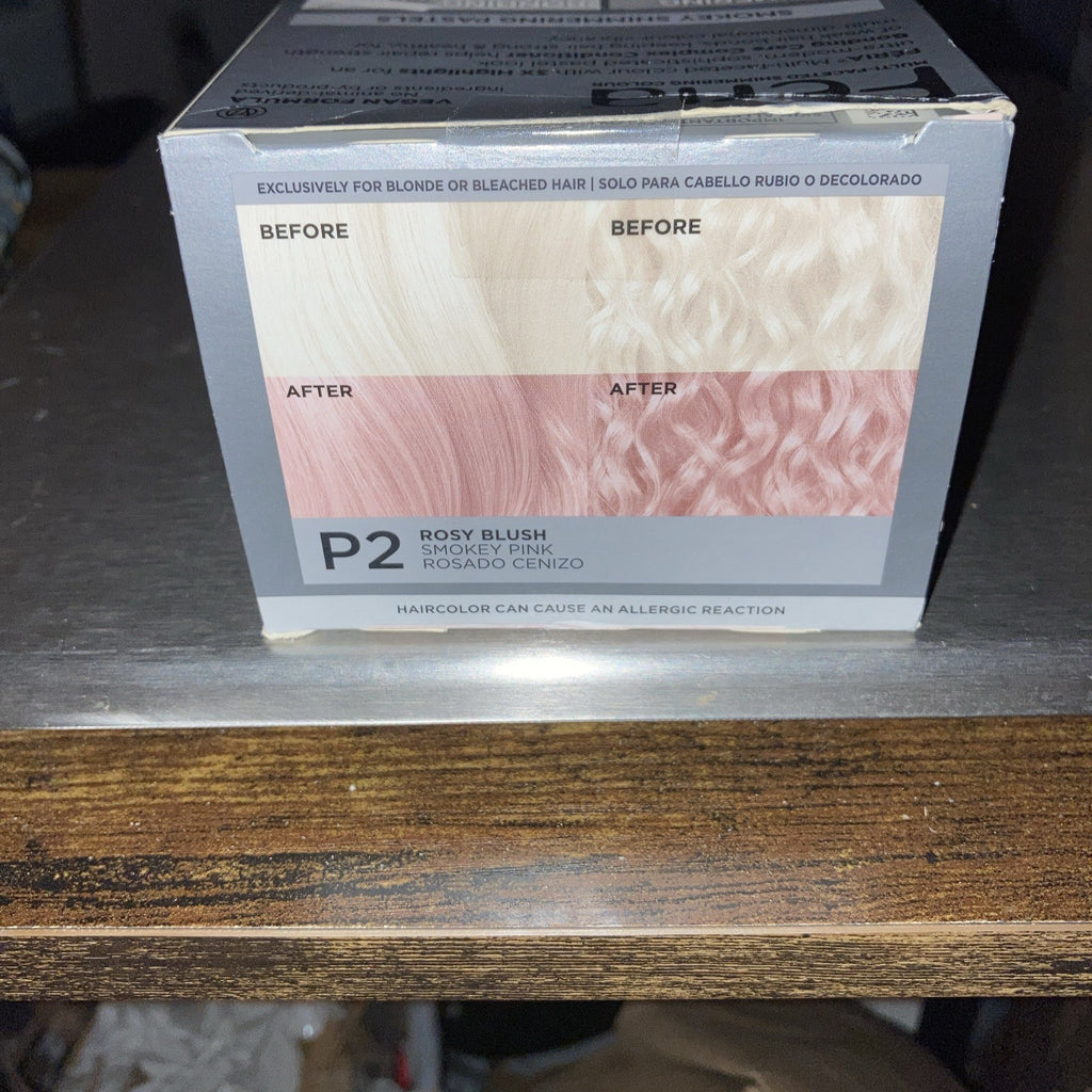L'Oreal Paris Smokey Pink Hair Dye for Light Blondes 3 Pack