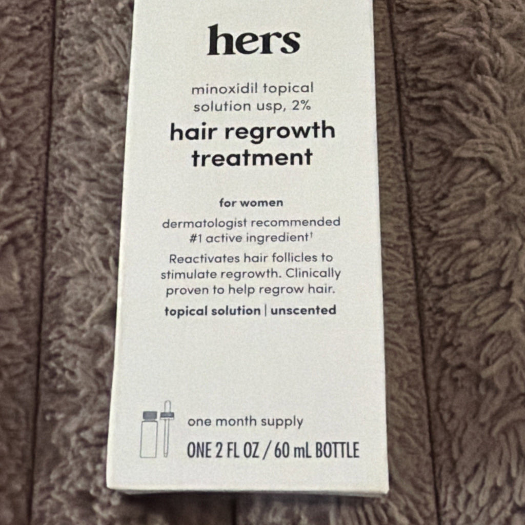 Women's Hair Regrowth Solution with Minoxidil 2% - Extra Strength, 2oz x 2