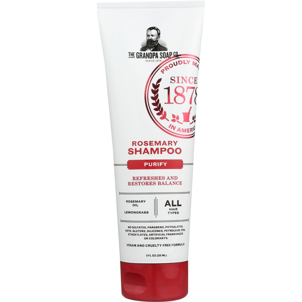 Vegan Rosemary Shampoo 8 Oz Pack of 3 - Gentle Hair Care for All Types