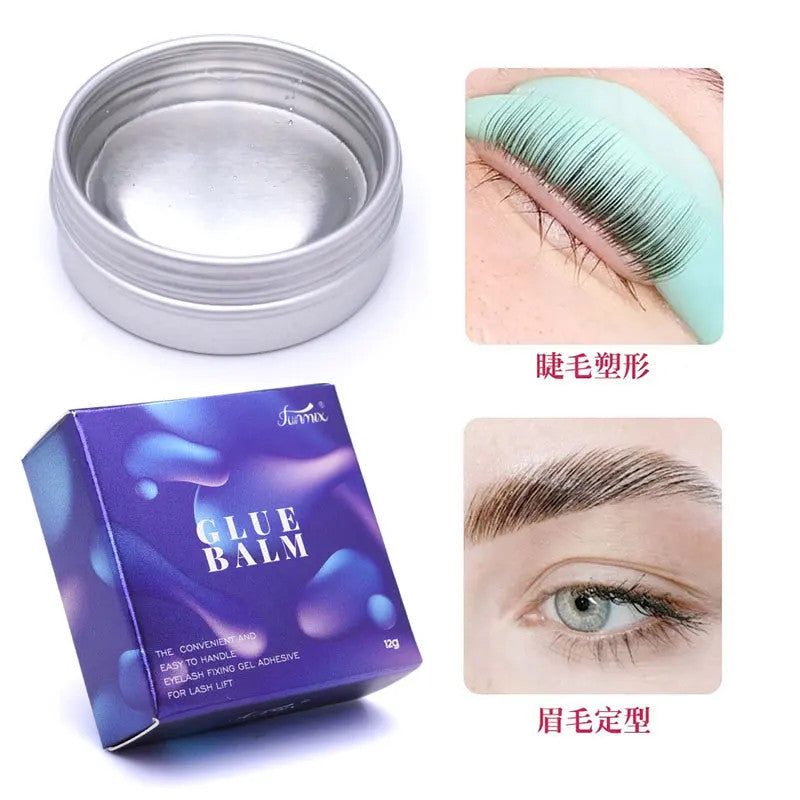 12G Solid Lash Lift Glue Transparent Fixing Adhesive Non-Irritating Fragrant