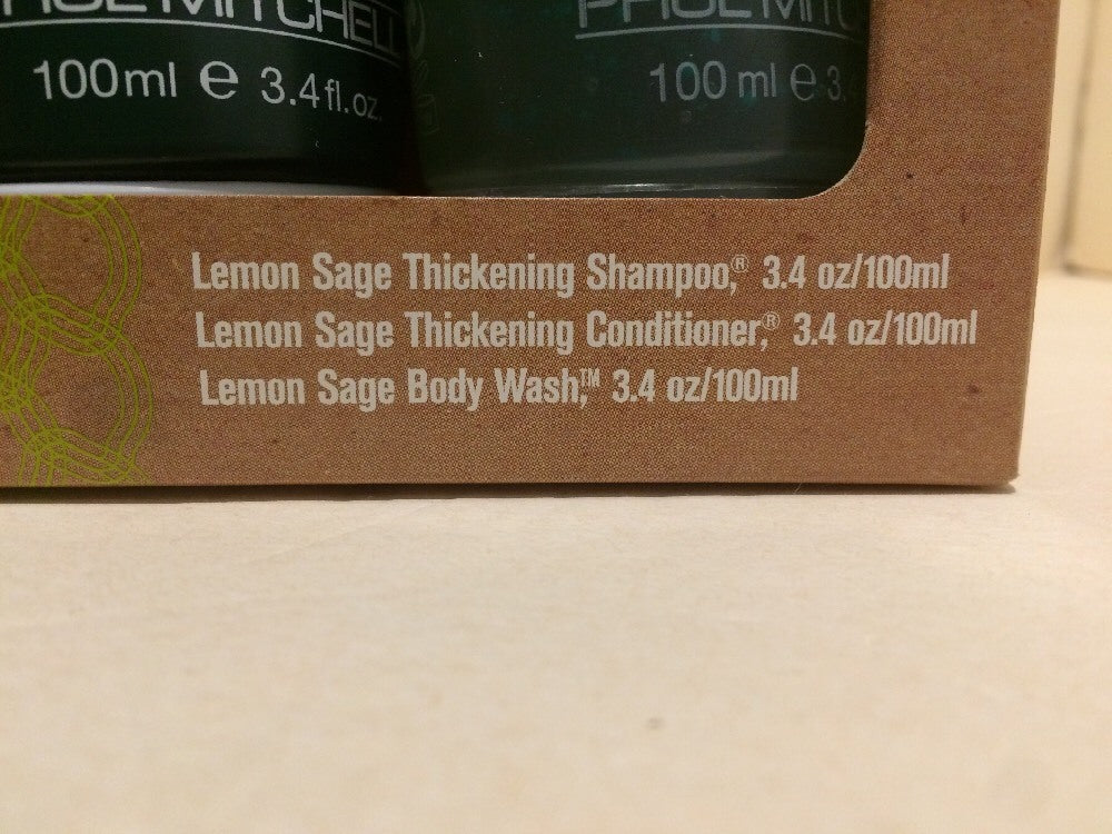 Paul Mitchell Tea Tree Lemon Sage Conditioner & Body Wash Set - 3.4 Oz Each