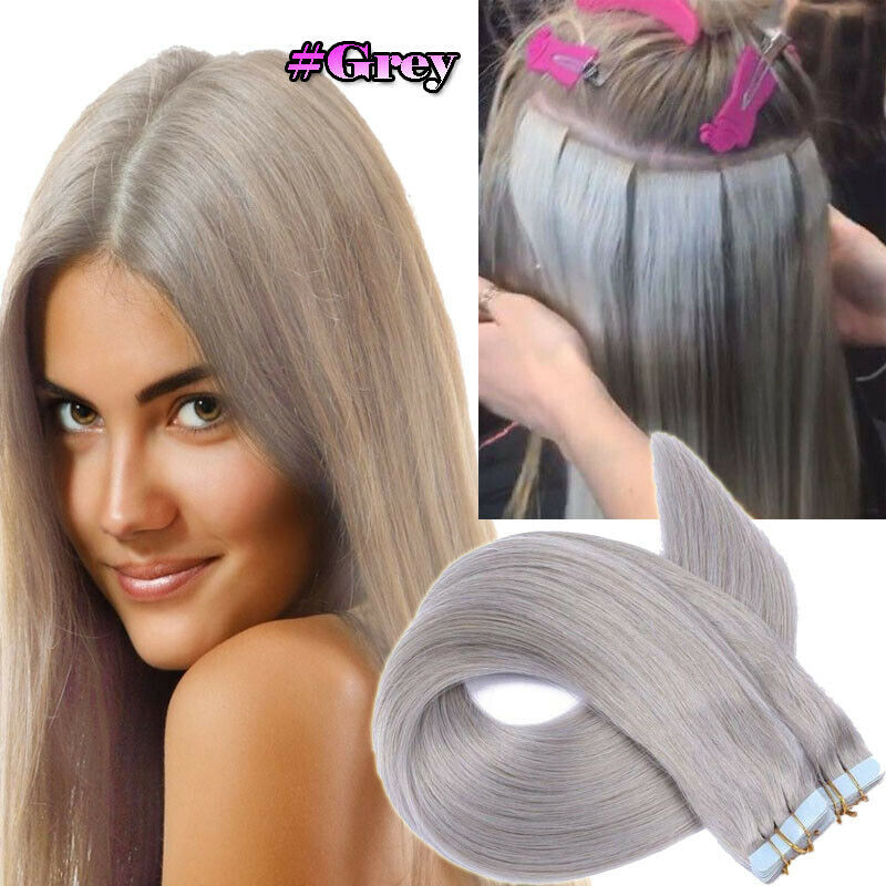 150g Thick Tape-In Human Hair Extensions - Remy Virgin Hair, 16-24 Inches