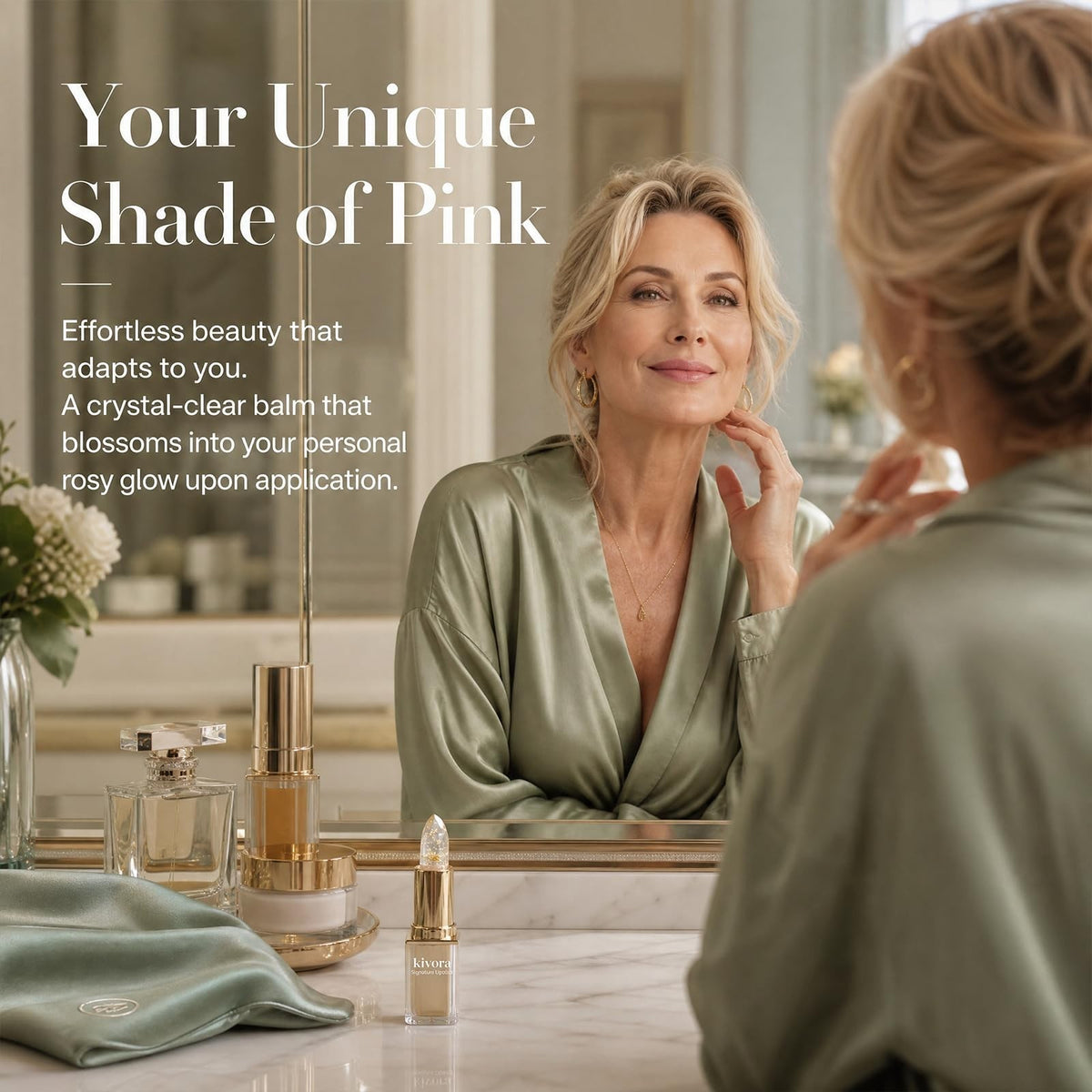 Color-Changing Lipstick for Mature Lips Long Lasting Hydrating Lip Color