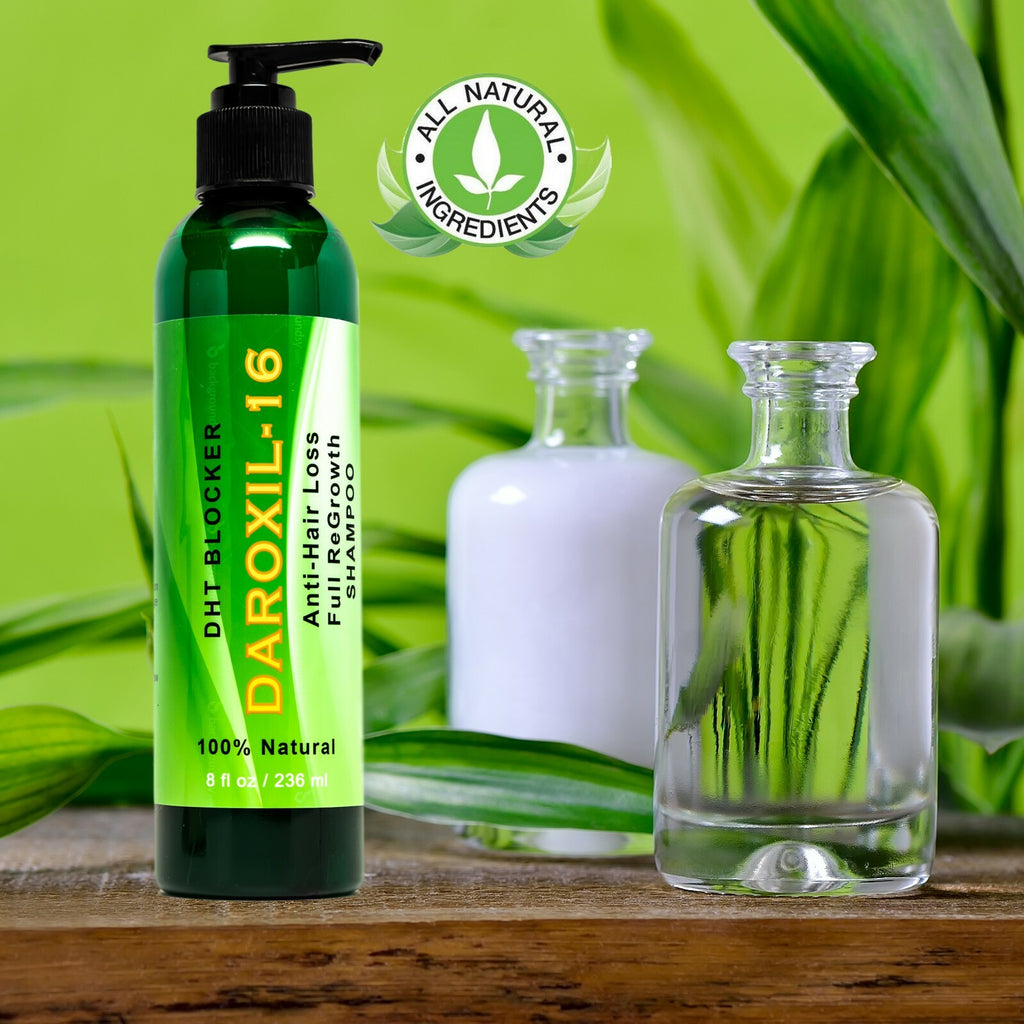 Hair Loss Regrowth Shampoo & Conditioner Set with 16 Natural Oils for Men Women