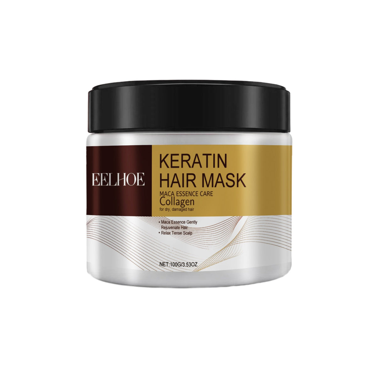 Deep Moisturizing Hair Mask for Damaged Hair Repair & Smoothing - Natural