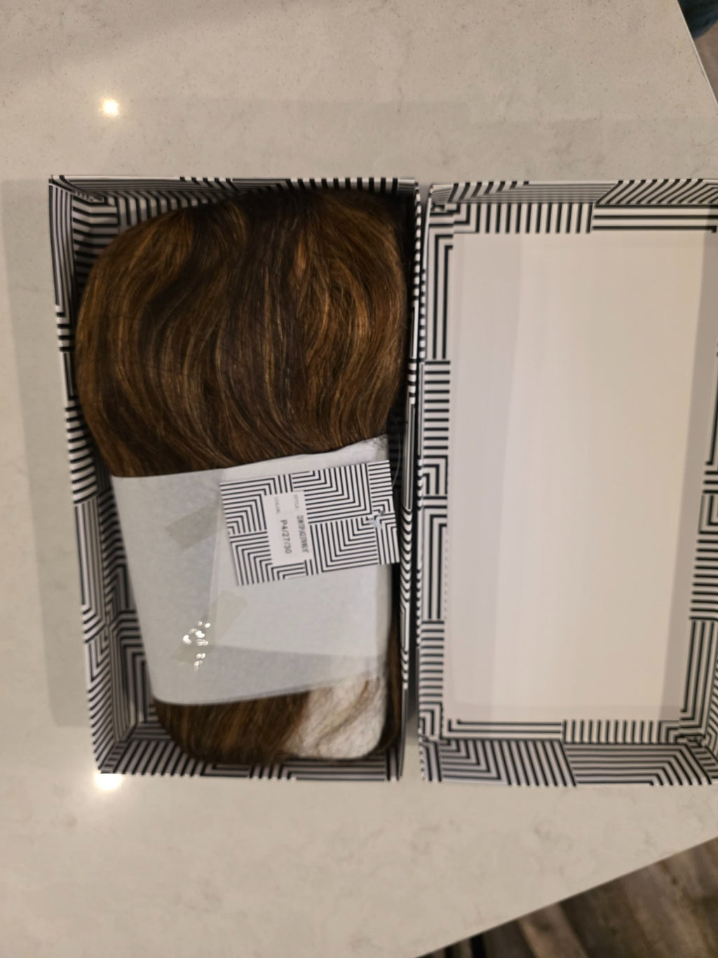 Queen Virgin Remy Hair Straight Wig with Bangs 180% Density Lace Front P4/30/27