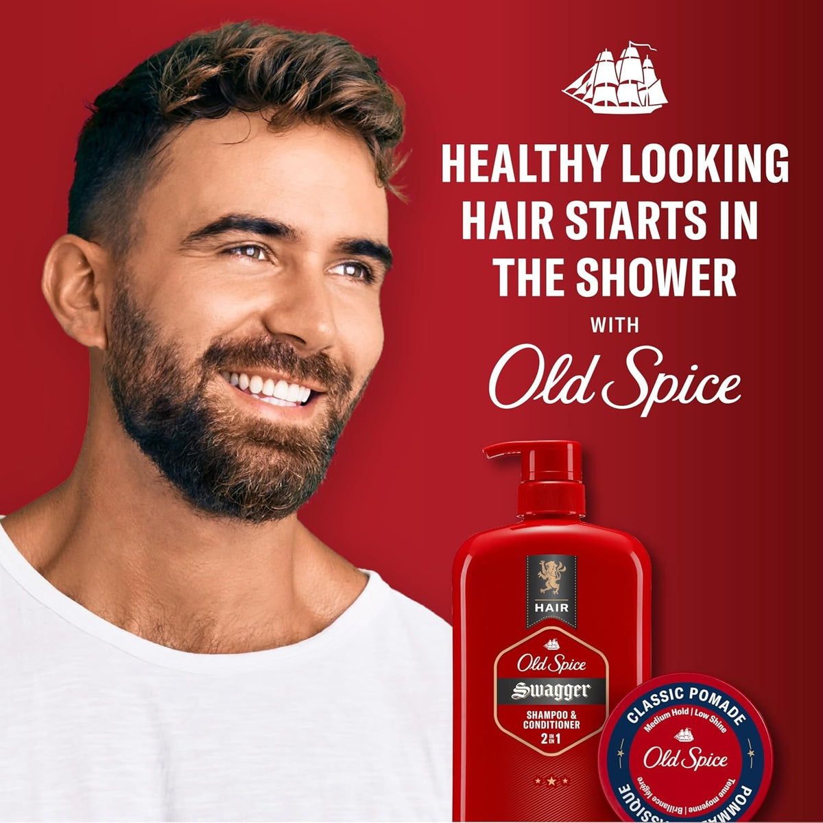 Men's 2-in-1 Shampoo and Conditioner Set with Cedarwood Lime Scent – All Hair Types