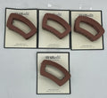 Large Soft Touch Claw Clips - Pack of 4 Hair Accessories for Styling