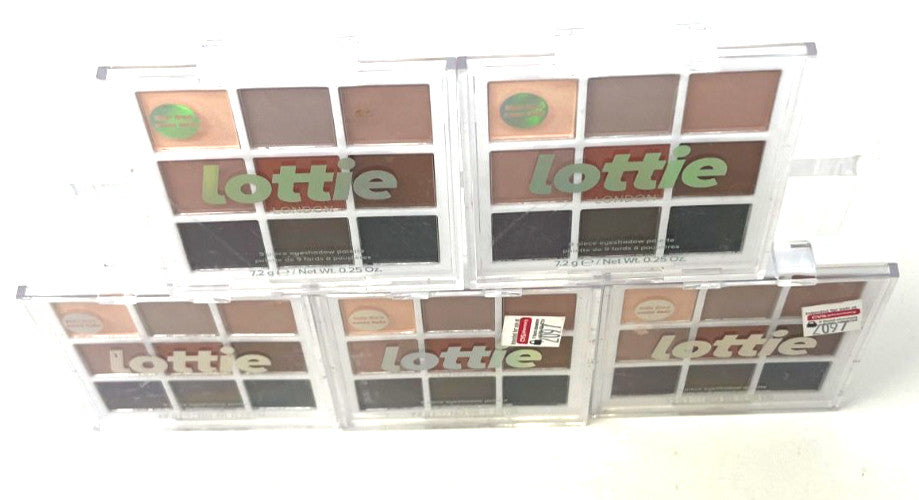 Lottie 9-Piece Eyeshadow Palette - The Mattes Set, 0.25 oz Each, Sealed