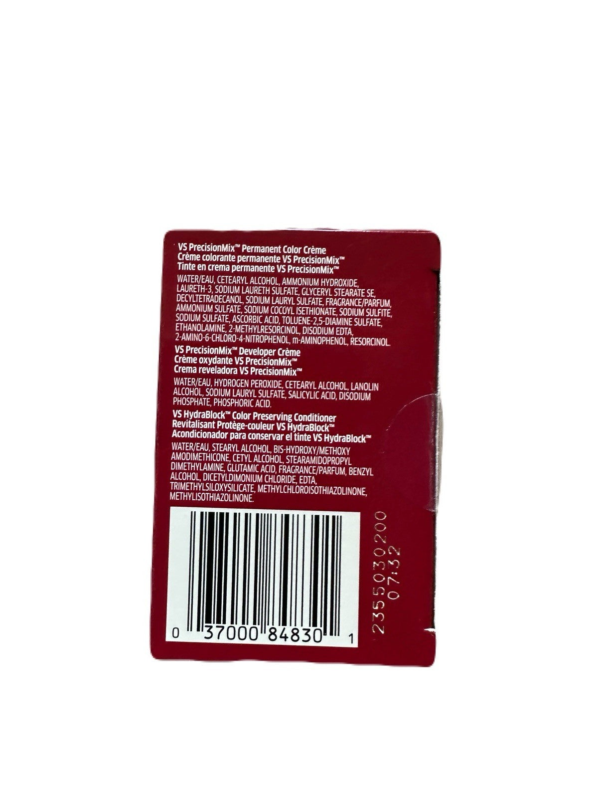 Vidal Sassoon Vibrant Color Pro Series 7C Dark Cool Blonde Hair Dye