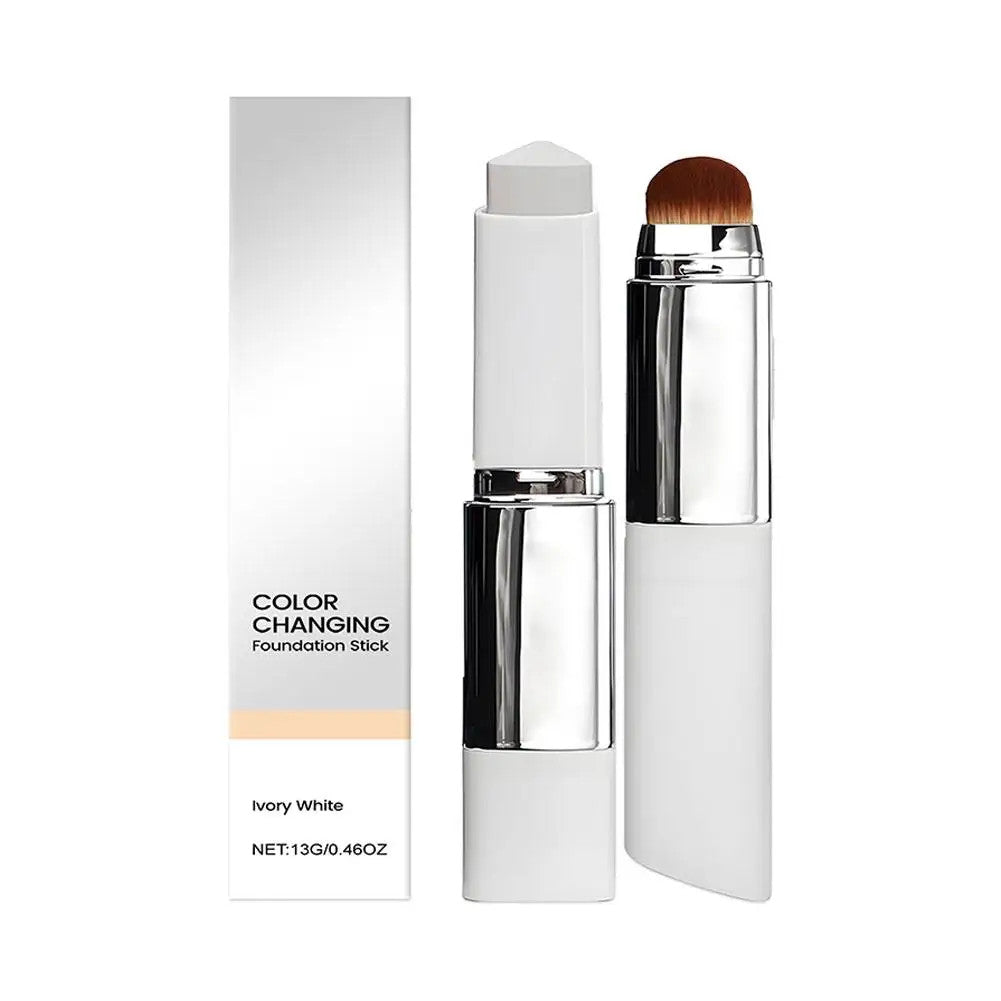 2-in-1 Color Changing Foundation Stick – Moisturizing, Brightening Liquid Cream