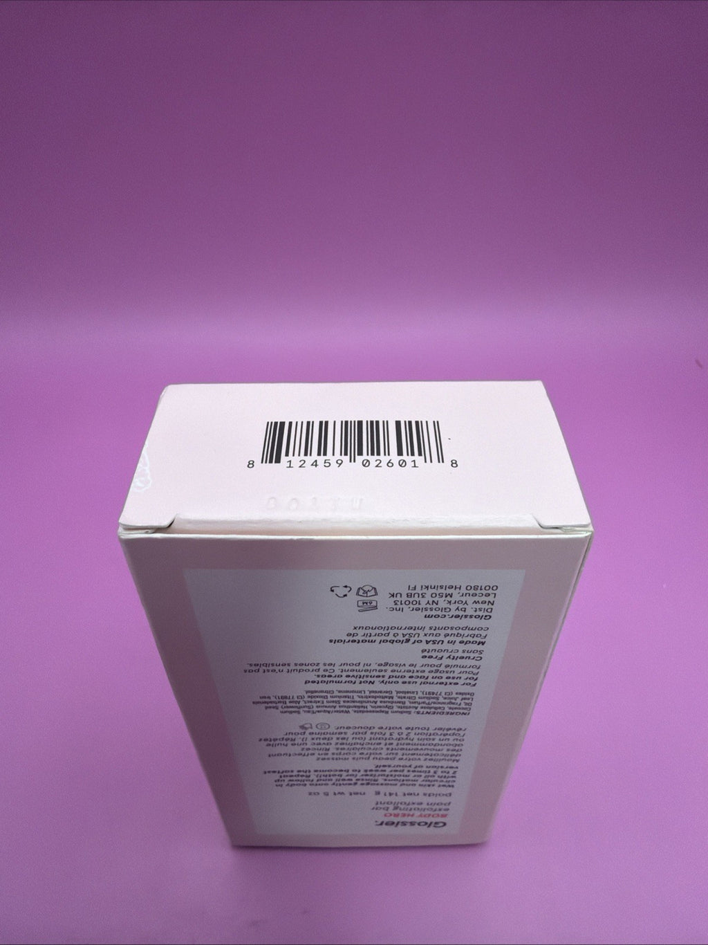 Glossier Body Hero Exfoliating Bar 5 Oz - Gentle Skin Exfoliant