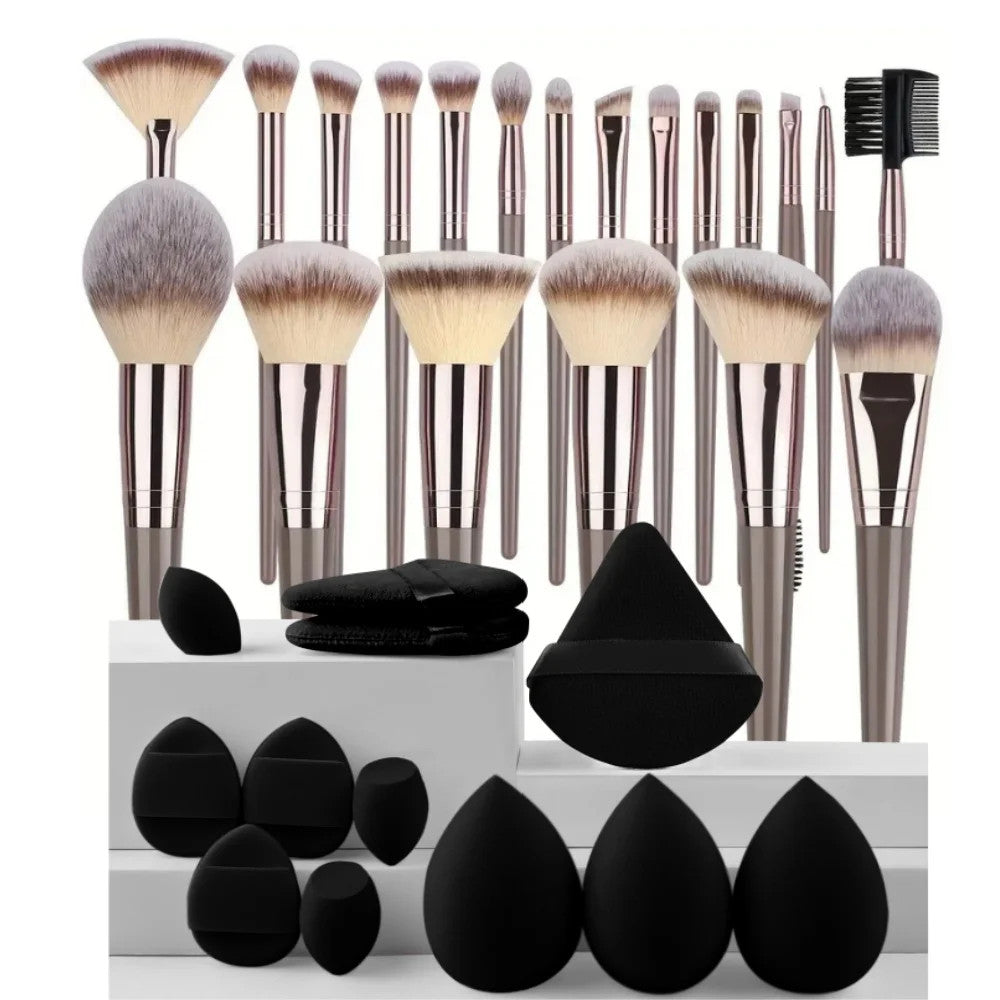 Makeup Brush Set 3-20Pcs Soft Fluffy Face Eye Cosmetic Tools Hypoallergenic