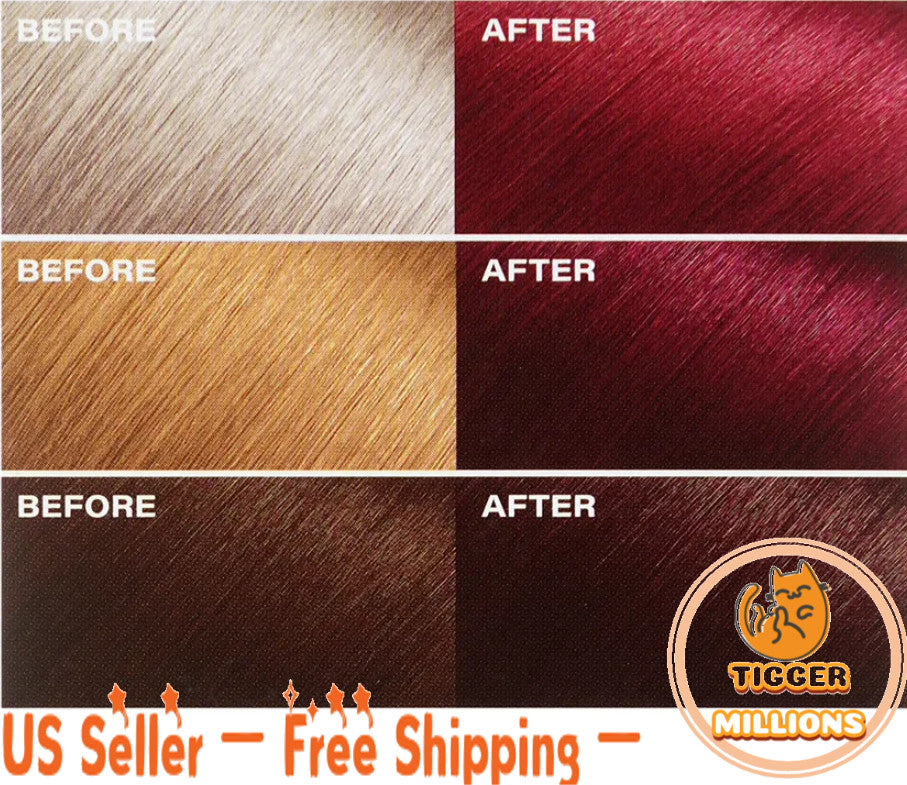Korean Deep Bordeaux Hair Dye Foam - Bubble Hair Color Kit